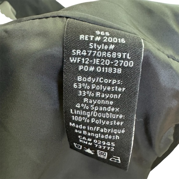 Jessica size 6 petite women’s black blazer suit jacket - Picture 8 of 8